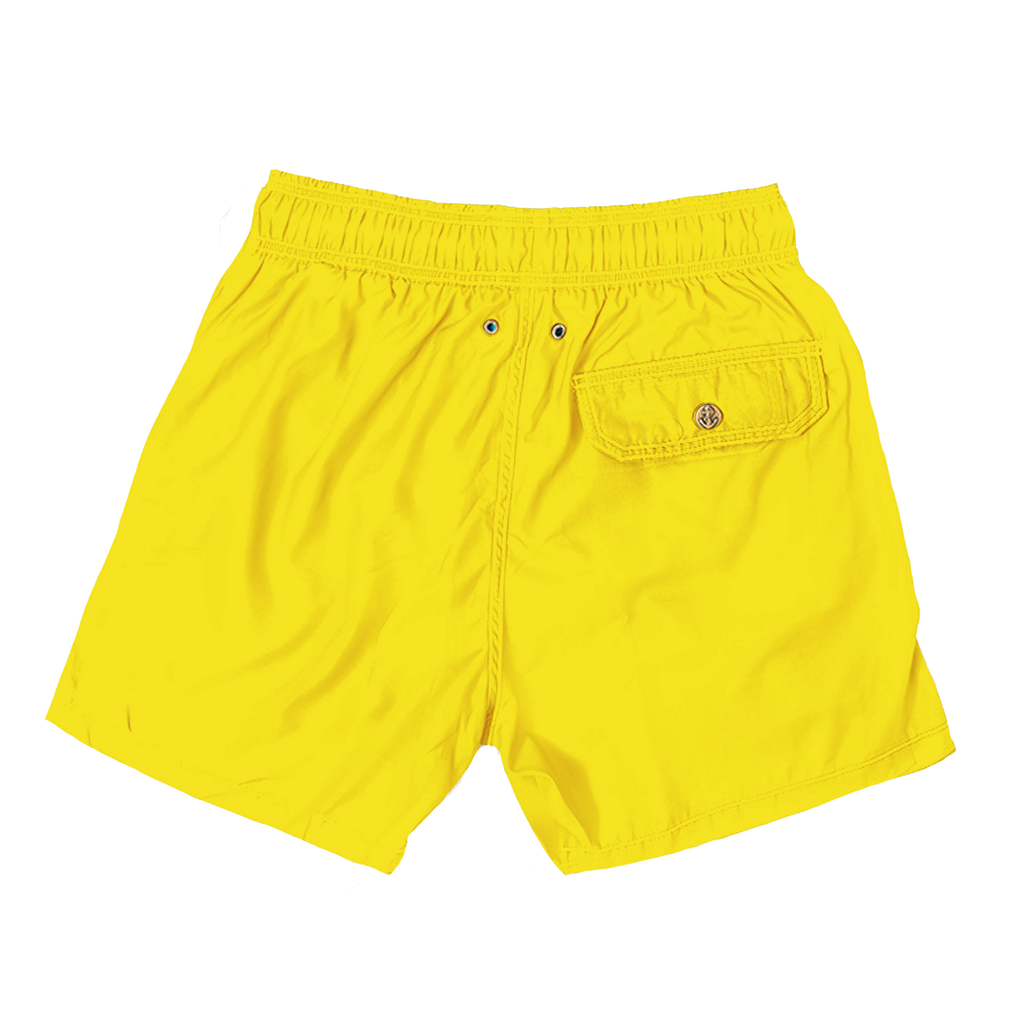 90's yellow - mens swim trunks - retromarine